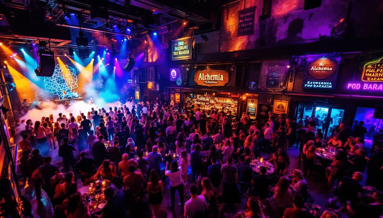 Unique nightclub experiences in Krakow, highlighting diverse atmospheres.